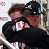 Frank Schleck und Bjarne Riis nach seinem Sieg bei der Amstel Gold Race 2006